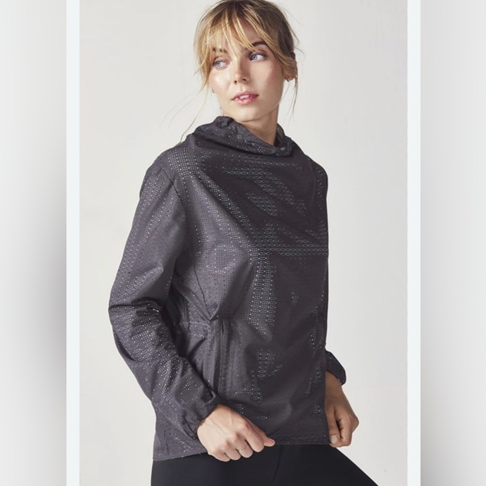 Fabletics Liora Funnel Neck Pullover Jacket Lightweight